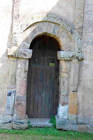Barton St Peter - Detail of Doorway